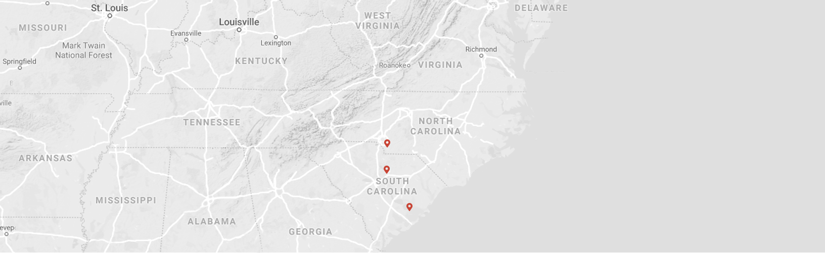 Map of locations